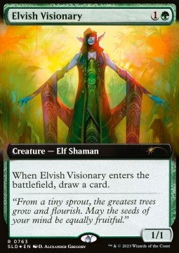 Elvish Visionary⁣ - Secret Lair Drop Series⁣ (Rare)⁣ [763]
