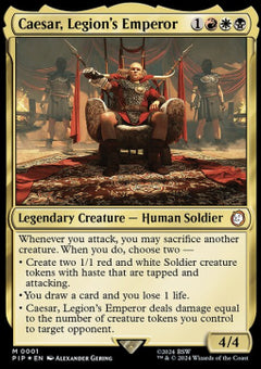 Caesar, Legion's Emperor⁣ - Universes Beyond: Fallout⁣ (Mythic)⁣ [1]