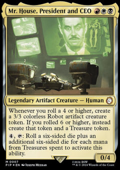 Mr. House, President and CEO⁣ - Universes Beyond: Fallout⁣ (Mythic)⁣ [7]