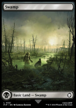 Swamp (V.1)⁣ - Universes Beyond: Fallout⁣ (Land)⁣ [321]