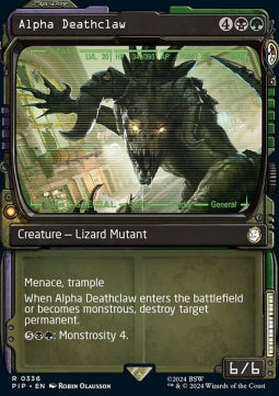 Alpha Deathclaw (V.1)⁣ - Universes Beyond: Fallout: Extras⁣ (Rare)⁣ [336]