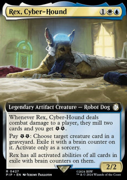 Rex, Cyber-Hound (V.1)⁣ - Universes Beyond: Fallout: Extras⁣ (Rare)⁣ [427]