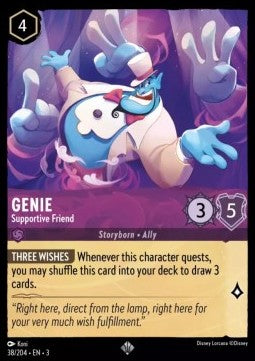 Genie - Supportive Friend⁣ - Into the Inklands⁣ (Super Rare)⁣ [38]