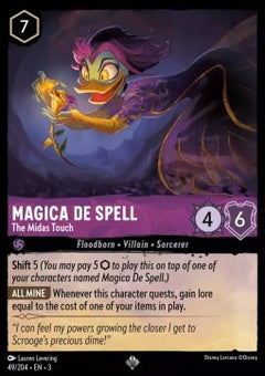 Magica De Spell - The Midas Touch⁣ - Into the Inklands⁣ (Super Rare)⁣ [49]