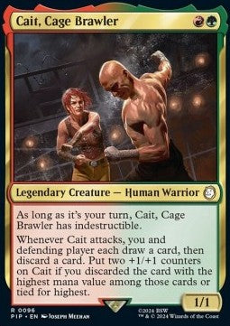 Cait, Cage Brawler⁣ - Universes Beyond: Fallout⁣ (Rare)⁣ [96]