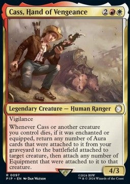 Cass, Hand of Vengeance⁣ - Universes Beyond: Fallout⁣ (Rare)⁣ [97]