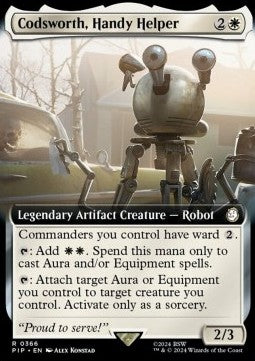 Codsworth, Handy Helper (V.1)⁣ - Universes Beyond: Fallout: Extras⁣ (Rare)⁣ [366]