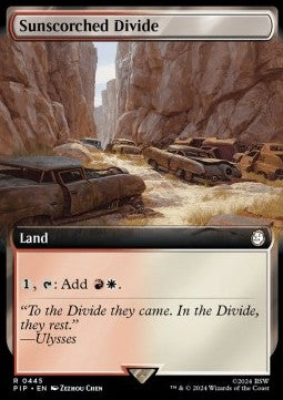 Sunscorched Divide (V.1)⁣ - Universes Beyond: Fallout: Extras⁣ (Rare)⁣ [445]