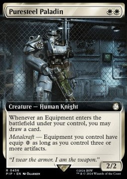 Puresteel Paladin (V.1)⁣ - Universes Beyond: Fallout: Extras⁣ (Rare)⁣ [456]