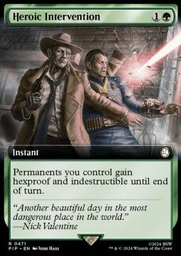 Heroic Intervention (V.1)⁣ - Universes Beyond: Fallout: Extras⁣ (Rare)⁣ [471]