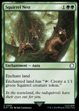Squirrel Nest⁣ - Universes Beyond: Fallout⁣ (Uncommon)⁣ [206]