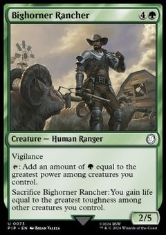 Bighorner Rancher⁣ - Universes Beyond: Fallout⁣ (Uncommon)⁣ [73]