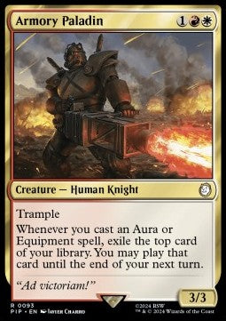 Armory Paladin⁣ - Universes Beyond: Fallout⁣ (Rare)⁣ [93]