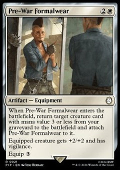 Pre-War Formalwear⁣ - Universes Beyond: Fallout⁣ (Rare)⁣ [21]