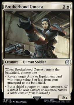 Brotherhood Outcast⁣ - Universes Beyond: Fallout⁣ (Uncommon)⁣ [12]