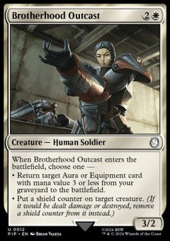 Brotherhood Outcast⁣ - Universes Beyond: Fallout⁣ (Uncommon)⁣ [12]