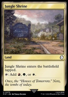 Jungle Shrine⁣ - Universes Beyond: Fallout⁣ (Uncommon)⁣ [270]