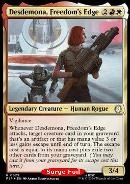 Desdemona, Freedom's Edge (V.2)⁣ - Universes Beyond: Fallout: Extras⁣ (Rare)⁣ [629]