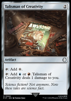 Talisman of Creativity⁣ - Universes Beyond: Fallout⁣ (Uncommon)⁣ [244]