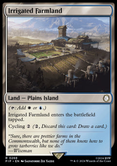 Irrigated Farmland⁣ - Universes Beyond: Fallout⁣ (Rare)⁣ [268]