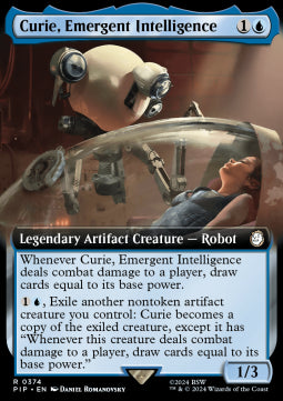 Curie, Emergent Intelligence (V.1)⁣ - Universes Beyond: Fallout: Extras⁣ (Rare)⁣ [374]