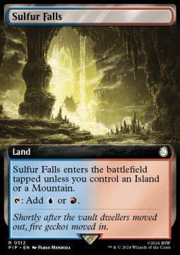 Sulfur Falls (V.1)⁣ - Universes Beyond: Fallout: Extras⁣ (Rare)⁣ [512]