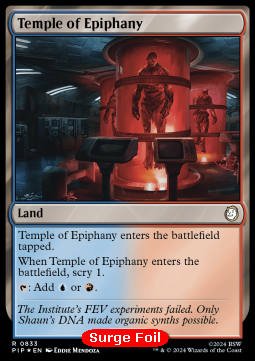 Temple of Epiphany (V.2)⁣ - Universes Beyond: Fallout: Extras⁣ (Rare)⁣ [833]