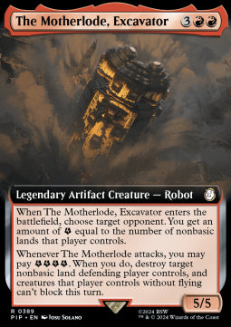 The Motherlode, Excavator (V.1)⁣ - Universes Beyond: Fallout: Extras⁣ (Rare)⁣ [389]