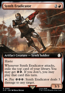 Synth Eradicator (V.1)⁣ - Universes Beyond: Fallout: Extras⁣ (Rare)⁣ [393]