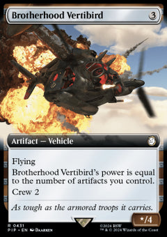 Brotherhood Vertibird (V.1)⁣ - Universes Beyond: Fallout: Extras⁣ (Rare)⁣ [431]