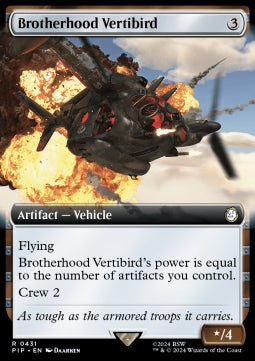Brotherhood Vertibird (V.1)⁣ - Universes Beyond: Fallout: Extras⁣ (Rare)⁣ [431]