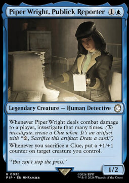 Piper Wright, Publick Reporter⁣ - Universes Beyond: Fallout⁣ (Rare)⁣ [36]