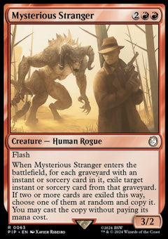 Mysterious Stranger⁣ - Universes Beyond: Fallout⁣ (Rare)⁣ [63]