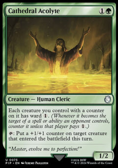 Cathedral Acolyte⁣ - Universes Beyond: Fallout⁣ (Uncommon)⁣ [75]