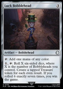 Luck Bobblehead⁣ - Universes Beyond: Fallout⁣ (Uncommon)⁣ [135]