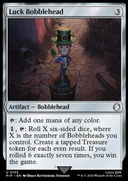 Luck Bobblehead⁣ - Universes Beyond: Fallout⁣ (Uncommon)⁣ [135]