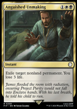 Anguished Unmaking⁣ - Universes Beyond: Fallout⁣ (Rare)⁣ [209]