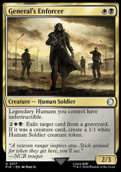 General's Enforcer⁣ - Universes Beyond: Fallout⁣ (Uncommon)⁣ [217]