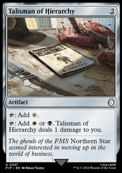Talisman of Hierarchy⁣ - Universes Beyond: Fallout⁣ (Uncommon)⁣ [247]