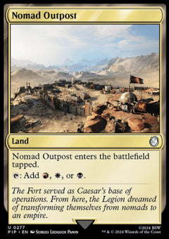 Nomad Outpost⁣ - Universes Beyond: Fallout⁣ (Uncommon)⁣ [277]