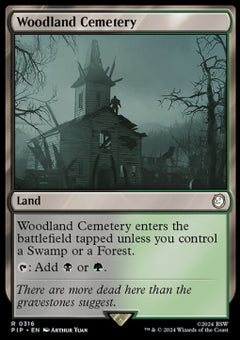 Woodland Cemetery⁣ - Universes Beyond: Fallout⁣ (Rare)⁣ [316]