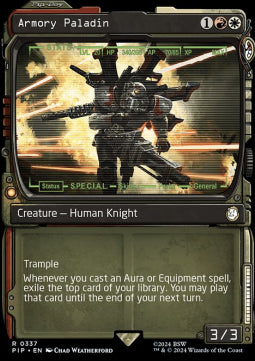 Armory Paladin (V.1)⁣ - Universes Beyond: Fallout: Extras⁣ (Rare)⁣ [337]