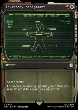 Inventory Management (V.1)⁣ - Universes Beyond: Fallout: Extras⁣ (Rare)⁣ [342]