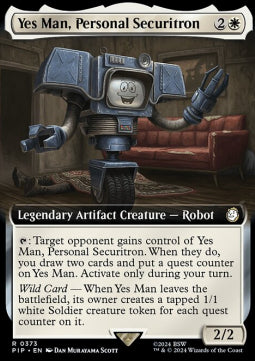 Yes Man, Personal Securitron (V.1)⁣ - Universes Beyond: Fallout: Extras⁣ (Rare)⁣ [373]
