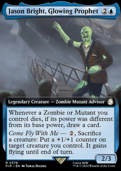 Jason Bright, Glowing Prophet (V.1)⁣ - Universes Beyond: Fallout: Extras⁣ (Rare)⁣ [376]