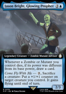 Jason Bright, Glowing Prophet (V.1)⁣ - Universes Beyond: Fallout: Extras⁣ (Rare)⁣ [376]