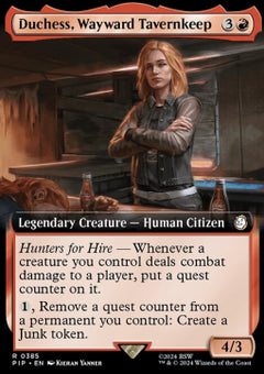 Duchess, Wayward Tavernkeep (V.1)⁣ - Universes Beyond: Fallout: Extras⁣ (Rare)⁣ [385]