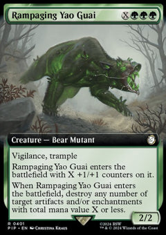 Rampaging Yao Guai (V.1)⁣ - Universes Beyond: Fallout: Extras⁣ (Rare)⁣ [401]