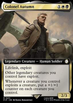 Colonel Autumn (V.1)⁣ - Universes Beyond: Fallout: Extras⁣ (Rare)⁣ [411]