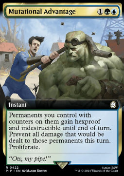 Mutational Advantage (V.1)⁣ - Universes Beyond: Fallout: Extras⁣ (Rare)⁣ [422]